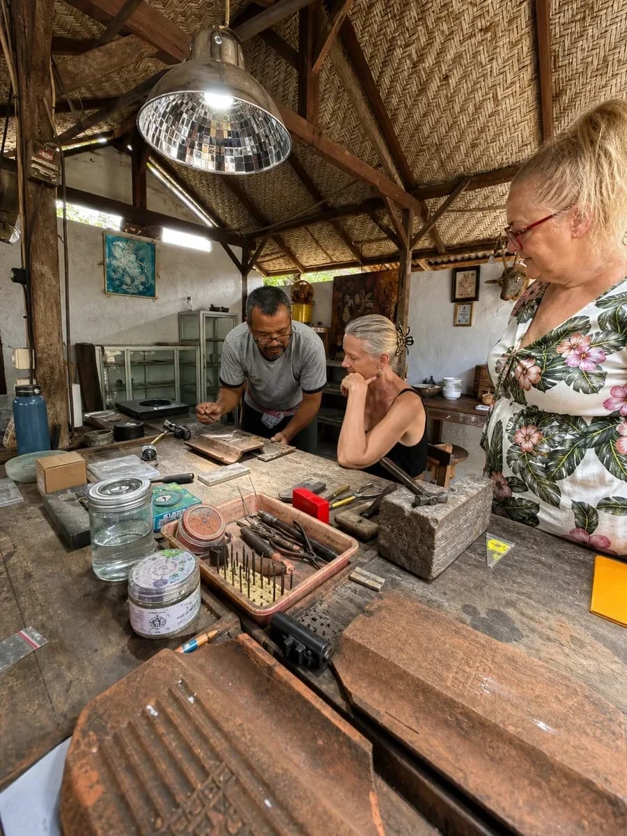 Singapadu Silver Jewelry & Balinese Culture Workshop