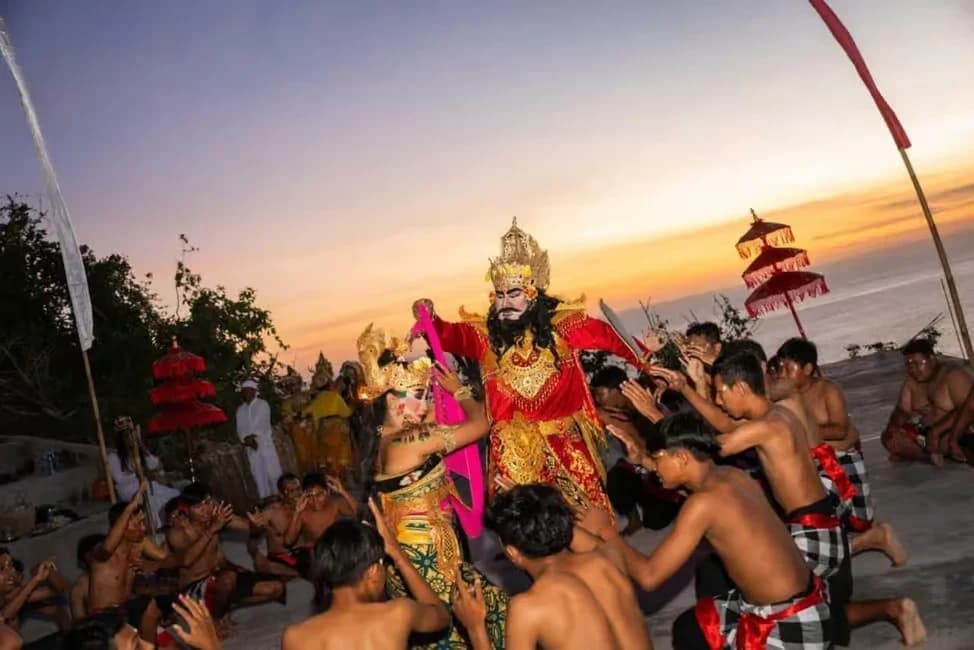 Kecak Fire Dance Karang Boma Cliff